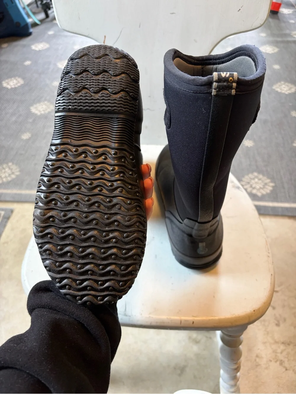 Bogs Black Tall Waterproof Pull-On Boots